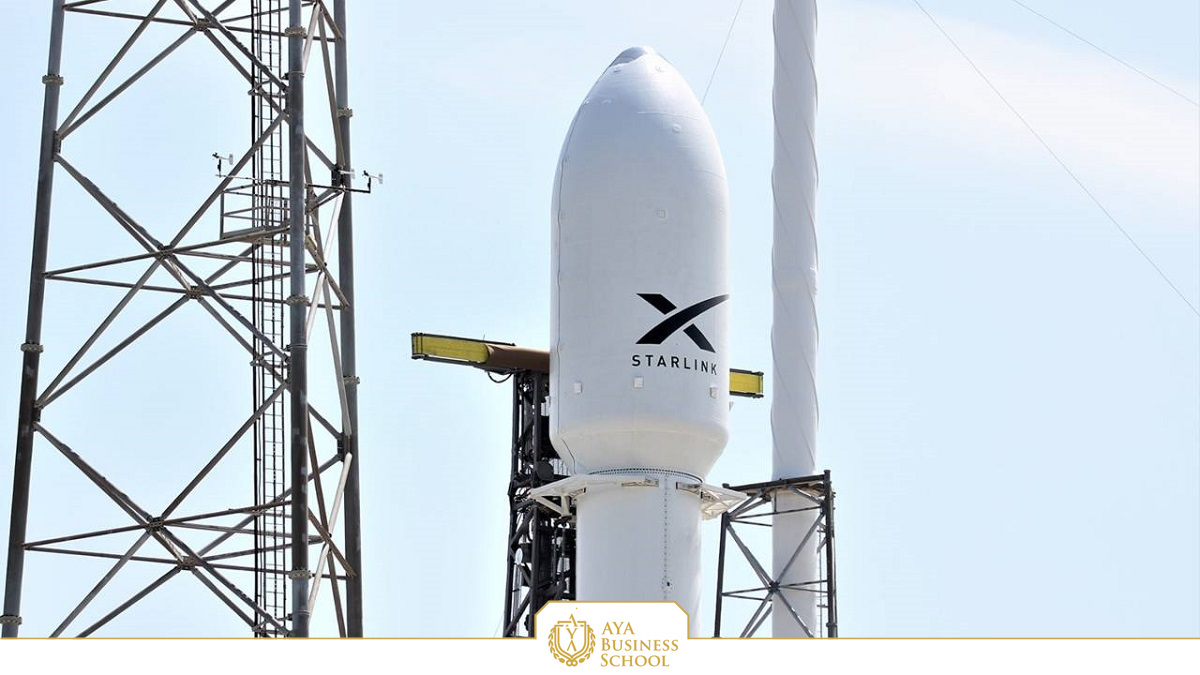 SpaceX Starlink logo on the Falcon 9 fairing Ken Kremer Space UpClose