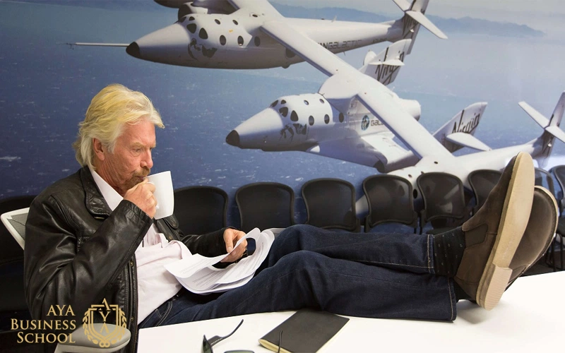 زندگینامه ریچارد برانسون: از اولین کسبوکار تا ثروتمندترین کارآفرین 4 هواپیمایی ویرجین آتلانتیک ریچارد برانسون